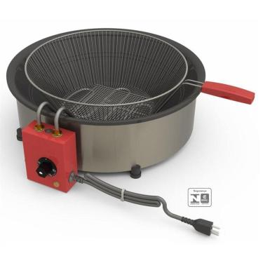 Imagem de Fritador Tacho Fritura Pasteleiro 14l Elétrico Mesa Pr-14e Progás 127v 127v