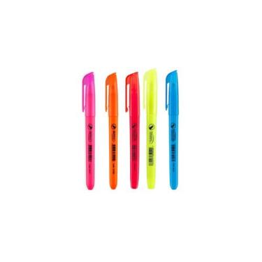 Imagem de Caneta Marca Texto Neon Fluorescente BRW  Unidade/Kit (Á Escolher), KI