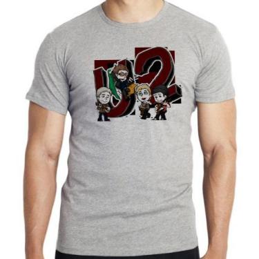Imagem de Camiseta U2 Desenho Blusa criança infantil juvenil adulto camisa taman
