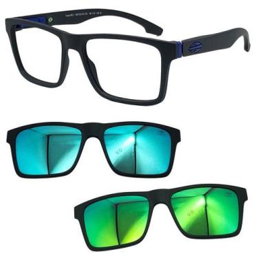 Imagem de Oculos Mormaii Swap NG 2 6153 A41 com 2 Clipons - Escolha, Azul, Verde