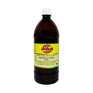 Imagem de Corante Alimentício Artificial Amarelo Gema Arcolor 960mL