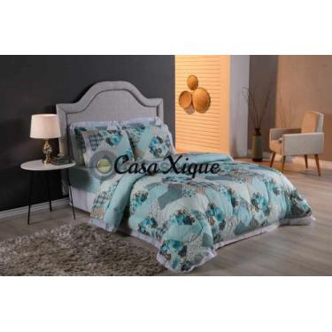 Imagem de Kit Edredom 11 Peças - Casa Xique, Azul
