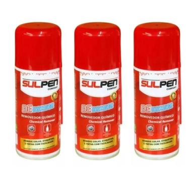 Imagem de Kit 3 Removedor De Cola Instantânea Debonder 190ML Pro Sulpen