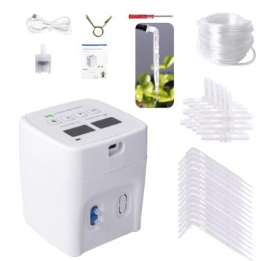 Imagem de Daconovo Sistema de rega automática planta kit de irrigação por gotejamento auto-rega com display led dispositivo de rega diy para jardim doméstico