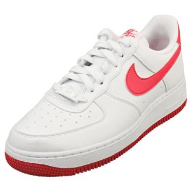 Imagem de Nike Tênis feminino Air Force 1 '07 (DC9486-102, branco/rosa áster), Branco/Rosa Áster, 35