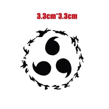 Imagem de Tatuagem Temporaria Anime Naruto Símbolos Cosplay - 3I