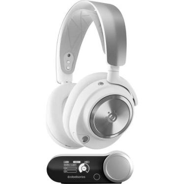 Imagem de Headset Gamer Sem Fio Steelseries Arctis Pro 61526 - Branco, branco