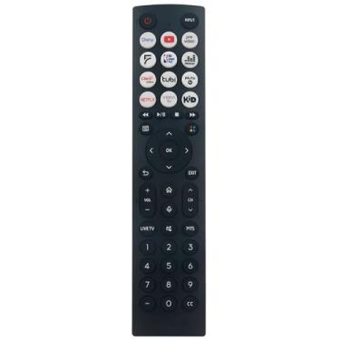 Imagem de azwok Substituição de controle remoto ERF2D36H IR para Smart TV Hisense Command 50A53FUV 55A51HUV 65A51HUVHU 55A53FUV 65A53FUV TV43A53FUV 43A51HUV 50A66FUA 65A66FUA 50A51HUV 70A51HUV A6109 FUWA