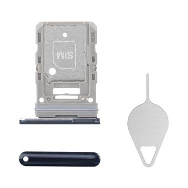Imagem de BESJMYT Substituição da bandeja do cartão SIM para Samsung Galaxy S20 FE 5G (versão SIM único) Nuvem Navy Card Slot Suporte adaptador com ejetor de agulha para S20 FE 5G SM-G781U SM-G781U1