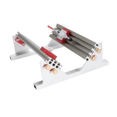 Imagem de Localizador de Grampo Gaveta, Slides UHMW, 4 Limites de Flip, 2 Configurações de, Liga de Alumínio, 1/2in-16in, Serras de Mesa e Máquinas de Moagem, para Processamento