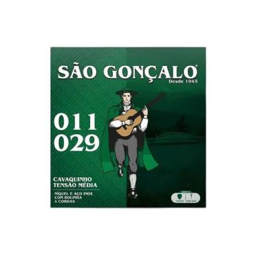 Imagem de Encordoamento sao goncalo cavaco niquel c/bolinha 0.011 - 0.029 (i - 3