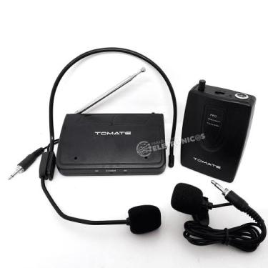 Imagem de Microfone Wireless Lapela e Headset Profissional, Receptor, Transmisso