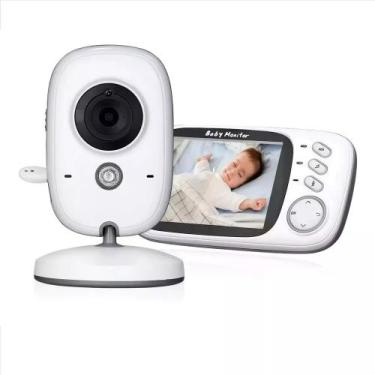 Imagem de Baba Eletrônica Com Monitor Baby Monitor Vb603   110v/220v Branco