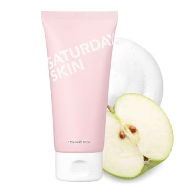 Imagem de Saturday Skin Espuma De Limpeza Facial Hidratante Ingredientes Naturais Antienvelhecimento, Removedor De Maquiagem E Sabonete Facial, Sem Fragrância Ideal Para Peles Sensíveis E Secas Cuidados Com