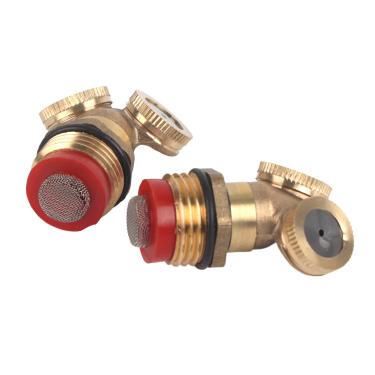 Imagem de Bico de spray de bronze bocal de ebulição durável de alto desempenho, pulverizador de irrigação para umidificação agrícola e rega de jardim material de latão 2pcs