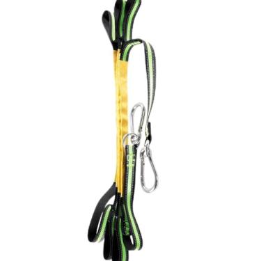 Imagem de Escada de Corda para Barco de 5 Degraus, Capacidade de Carga 400 Lbs Escada de Corda Marinha para Serviço Pesado, Corda de Escalada Portátil Antiderrapante para Barco Inflável