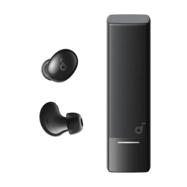 Imagem de soundcore A30i da Anker, Fone de Ouvido Bluetooth 5.4 Sem Fio, com Cancelamento de Ruído Ativo, Design Tipo Batom, Compacto e Leve, 15H de Reprodução com ANC Ligado, IP54, fone TWS, Buds, Preto