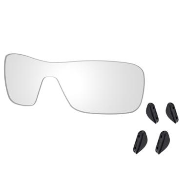 Imagem de SAUCER Lentes de reposição premium para óculos de sol Oakley Turbine Rotor OO9307 High Defense - HD Clear
