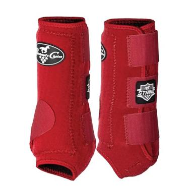 Imagem de Professional's Choice Bota Strike Sports Medicine | Solução multifuncional para proteção e suporte contra impactos | Carmesim frontal grande