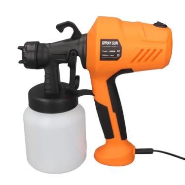 Imagem de Generic Pistola de Tinta Spray Elétrica, Pulverizador de Tinta Elétrica 3 Padrões para Teto de Parede (Laranja)