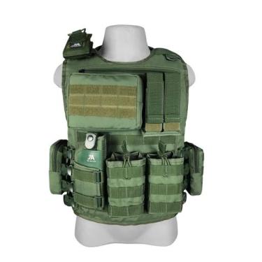 Imagem de Colete Tático Modular nível 3a Close +10 Acessórios Verde Oliva - J.A 