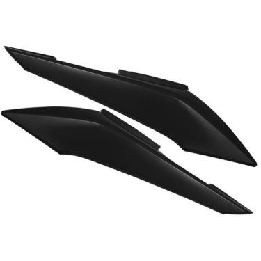 Imagem de Tampa Lateral Moto Xre 190 2016 À 2018 Cromo Forte (Par), PRETO BAZALT