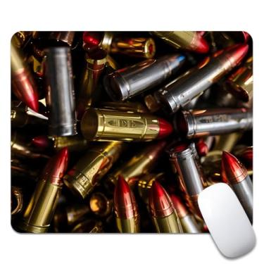 Imagem de Tapete quadrado para mouse pad AK 47 metralhadora, estojo de munições para jogos, tapete de mouse macio à prova d'água antiderrapante