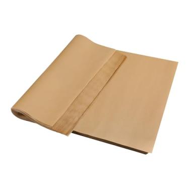 Imagem de Maitys 500 folhas de papel manteiga, 45,7 x 66 cm, pré-cortado, antiaderente e sem vazamento, papel de cozimento cru para cozinhar, grelhar, fritadeira a ar, copo de pão, bolo, biscoito e muito mais