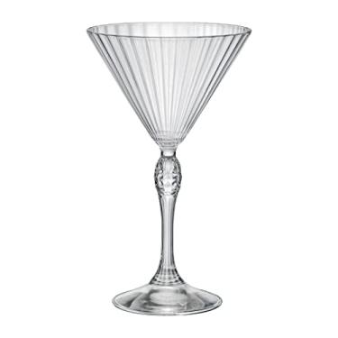 Imagem de BORMIOLI ROCCO COPO DE MARTINI PARA COQUETEL DE CRISTAL AMERICA 20'S - CONJUNTO DE 6 (250 ML)