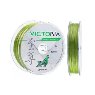 Imagem de Linha Multifilamento 4x Victoria 0,34mm 48Lbs 100m - Maruri