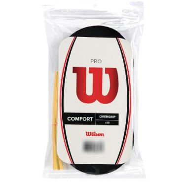 Imagem de Overgrip Wilson Pro Pack Preto com 30 Unidades 