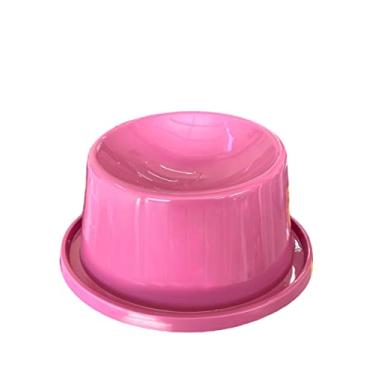 Imagem de MY PET BRASIL - Comedouro Alto para Gatos, Comedouro Elevado, Contribui na Boa Postura, Ergonômico e Anti-Formiga, Cor: Rosa