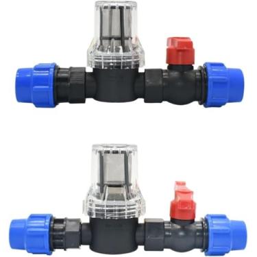 Imagem de Filtro De Tubo Pe De 25 Mm 32 Mm Com Conector Rápido Filtro De Malha 80 Jardim Fazenda Tubo De água De Plástico Adaptador De Irrigação Por Gotejamento, A