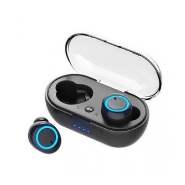 Imagem de Fone De Ouvido In-ear, Y50, Bluetooth, Sem Fio, Preto E Azul