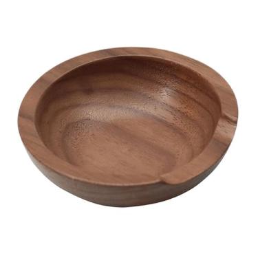 Imagem de ＫＬＫＣＭＳ Copo dosador de grãos de café de madeira, colher para folhas de chá, recipiente para chá, nozes, especiarias, feito à mão, leve, compacto, base plana, Style B