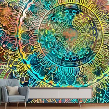 Imagem de Papel de Parede Mandala Decorativa Sala Painel - 292pcp - Allodi