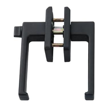 Imagem de Ioensy Maçaneta de porta de banheiro fácil de instalar, decoração versátil, moderna, fechadura de porta de vidro, ferragem para portão de casa, quarto, sala