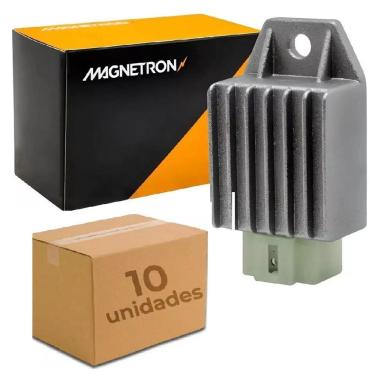 Imagem de Regulador Voltagem Honda Cg Titan 1995 A 1999 Today 1992 Fan 2008 Bros 125 150 Kit 10 Peças Magnetron