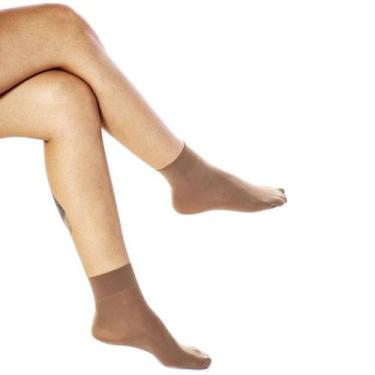 Imagem de Meia Soquete Lupo Loba 5531-001 Fio 40 Tamanho Único, Po de arroz