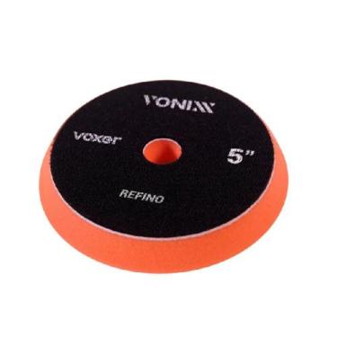Imagem de BOINA REFINO LARANJA 5" VOXER tiras autocolantes ROTATIVA OU ROTO-ORBI