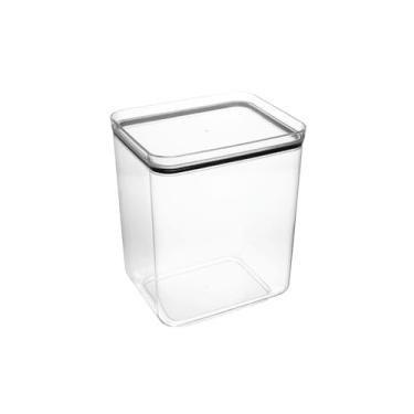 Imagem de LYOR - Pote Hermético de Poliestireno My Box 5,5L - Organização de Alimentos - Porta Mantimentos com Tampa Hermético