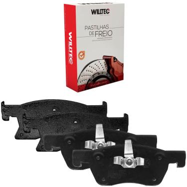 Imagem de Kit Pastilha Freio Chevrolet Cruze 1.4 2017 a 2021 Dianteira Willtec PW270