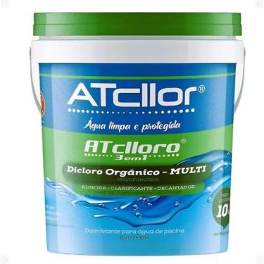 Imagem de Atclloro cloro 3 em 1 balde 10kg atcllor - ATTCLOR