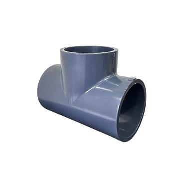 Imagem de ERA Schedule 80 PVC, T Reto, Encaixe de Tubulação Série 801 (Conexão de Soquete) (10 cm)