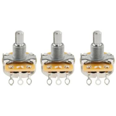 Imagem de Kit de PotenciometrosEixo Curto Para Guitarra Stratocaster - CTS