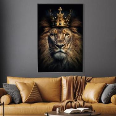Imagem de Quadro Decorativo Rei Leão - MeMoldura, Chassi Borda Infinita, 60x90cm