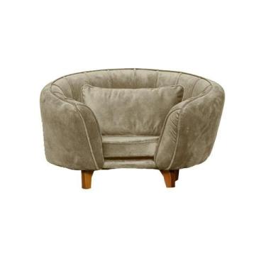 Imagem de Poltrona Cama Caminha Pet Baby Laddi Veludo Capuccino Dvinn Capuccino 