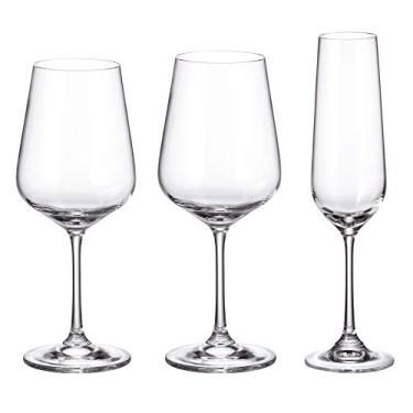 Imagem de Jogo de 18 Taças Strix em cristal ecológico 6x(200/450/580ml)