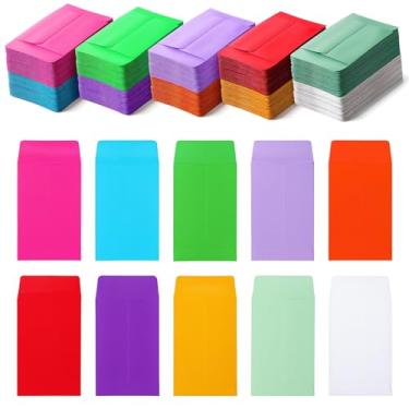 Imagem de 500 envelopes pequenos de sementes de moedas, envelopes de ponta pequena para dinheiro, autoadesivos, mini para armazenamento de sementes, para casa, casamento, jardim e escritório