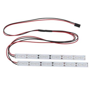 Imagem de RiToEasysports Barra Clara Conduzida, Barra Clara Decorativa do Chassi Liga de Alumínio 24 Leds para 1/10 1/8 Escala Rc Modelo Carro (BLUE)